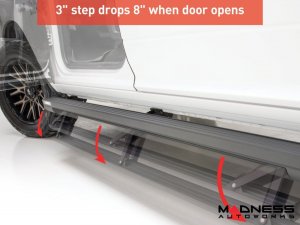 Ford Bronco Side Steps - 4 Door - Aries - ActionTrac - 69.6" - Powered Running Boards Ford Bronco Side Steps - 4 Door - Aries - ActionTrac - 69.6" - Powered Running Boards